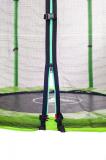 Батут Atleto Mip 140 см з сіткою зелений